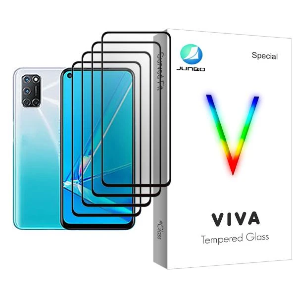 محافظ صفحه نمایش جانبو مدل Viva Glass MIX004 مناسب برای گوشی موبایل اوپو A92 بسته چهار عددی