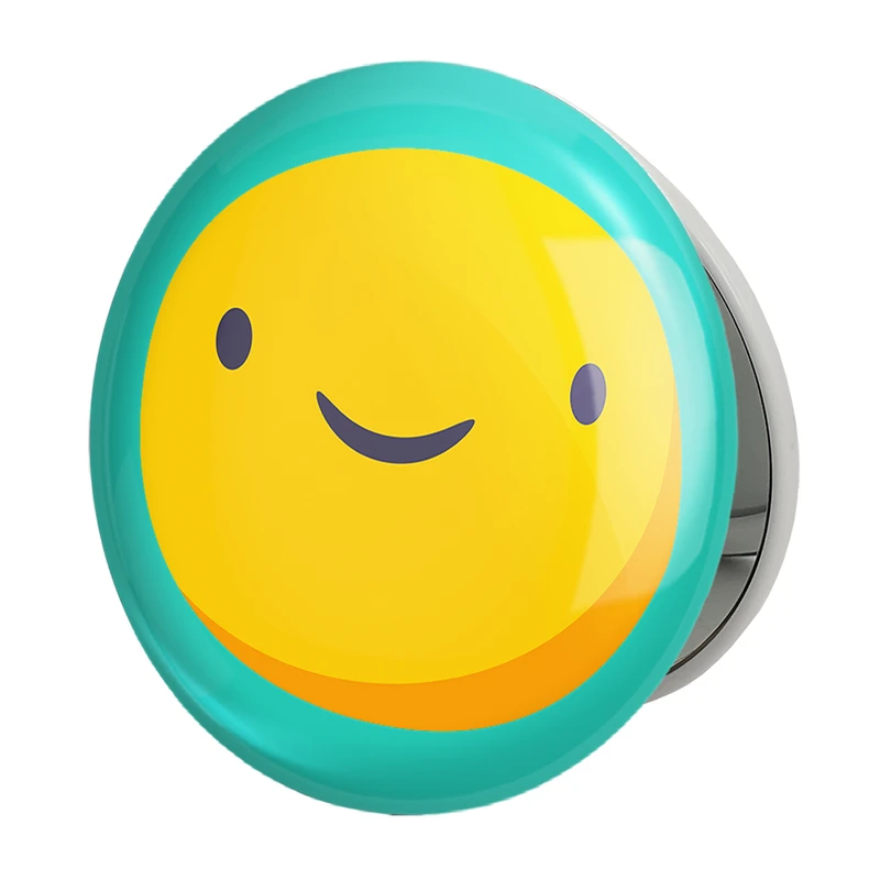 آینه جیبی خندالو طرح ایموجی Emoji مدل تاشو کد 3006 