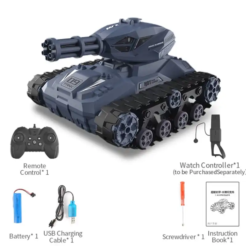 ماشین بازی کنترلی مدل تانک تیرپرتابی دودزا سوپرآرمو