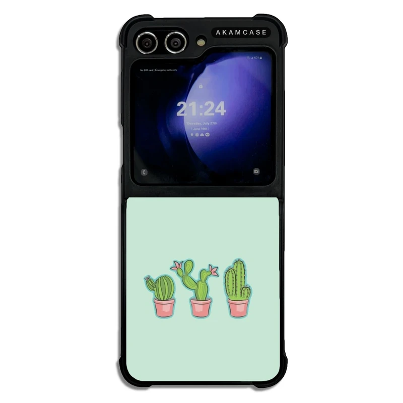 کاور آکام مدل AMC-WSGZFLIP5-CACTUS-31 مناسب برای گوشی موبایل سامسونگ Galaxy Z Flip 5