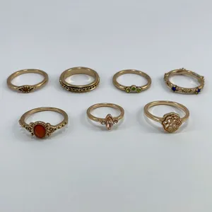 انگشتر زنانه اکسسورایز مدل 592856 مجموعه 7 عددی