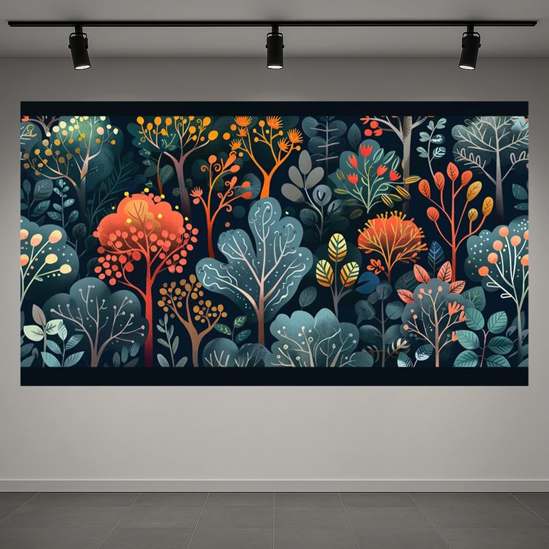 پوستر طرح مینیمال مدل جنگل کد AR3058693