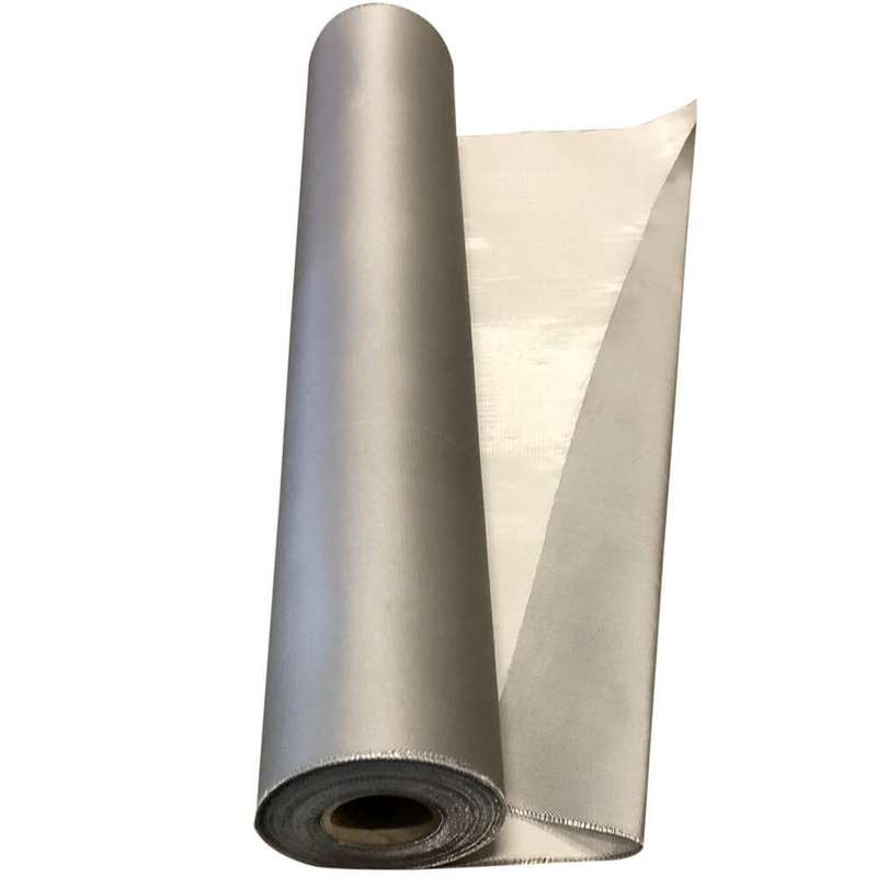 پارچه فایبرگلاس یک طرف سیلیکونی نسوز مدل 0.5MM طول 20 متر پارچه فایبرگلاس یک طرف سیلیکونی نسوز مدل 0.5MM طول 20 متر