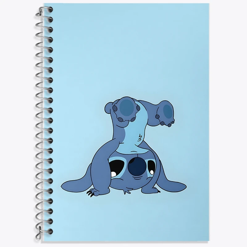 دفتر زبان 50 برگ خندالو مدل دو خط طرح استیچ کد F1328