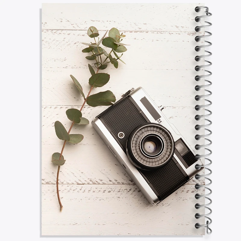 دفتر لیست خرید 50 برگ خندالو طرح دوربین عکاسی کد F2361