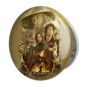 آینه جیبی خندالو طرح ارباب حلقه ها Lord of the Rings مدل تاشو کد 4558 