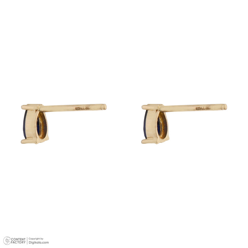 گوشواره طلا 18 عیار زنانه درریس مدل gs1541 - 2