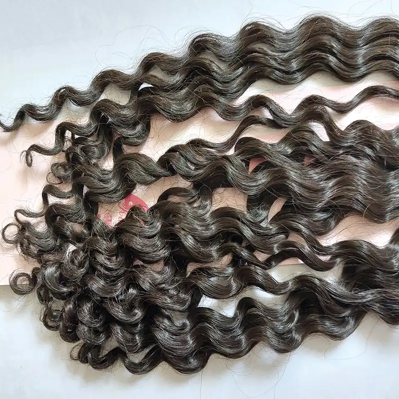 اکستنشن مو زنانه مدل دو سر باز DEEP بسته 15 عددی