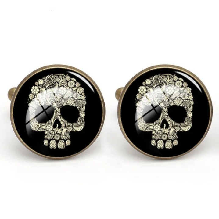 دکمه سردست مردانه مدل اسکلت