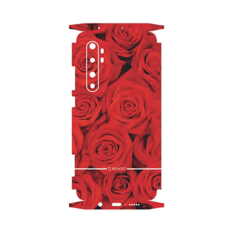 برچسب پوششی ماهوت مدل Red-Flower-FullSkin مناسب برای گوشی موبایل شیائومی MI Note 10 Lite