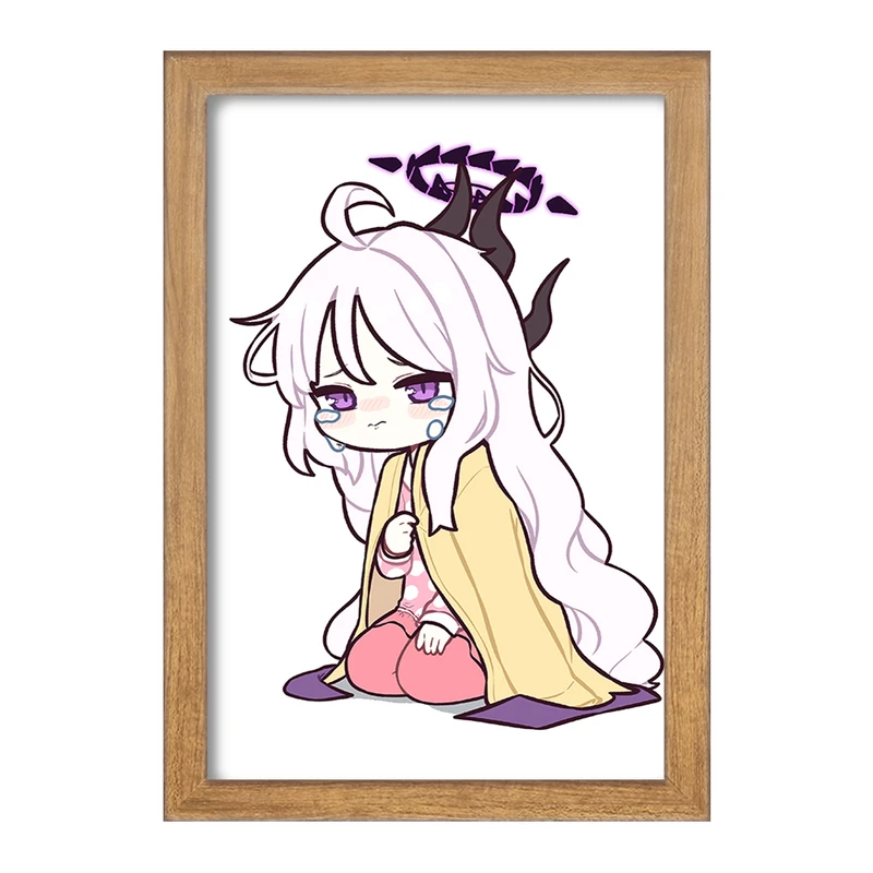 تابلو خندالو مدل بازی آرشیو آبی (Blue Archive) کد 34344