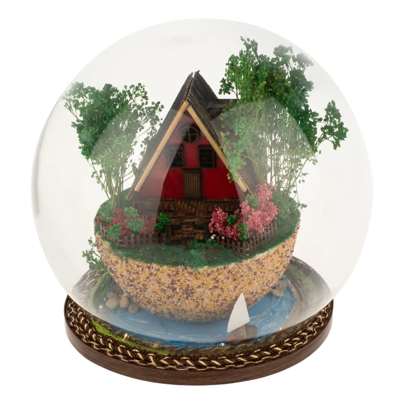 چراغ خواب مدل کلبه جنگلی تابستان ۰۲