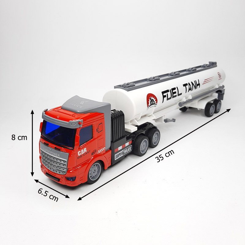 ماشین بازی کنترلی مدل تریلی طرح تانکر کد 999K