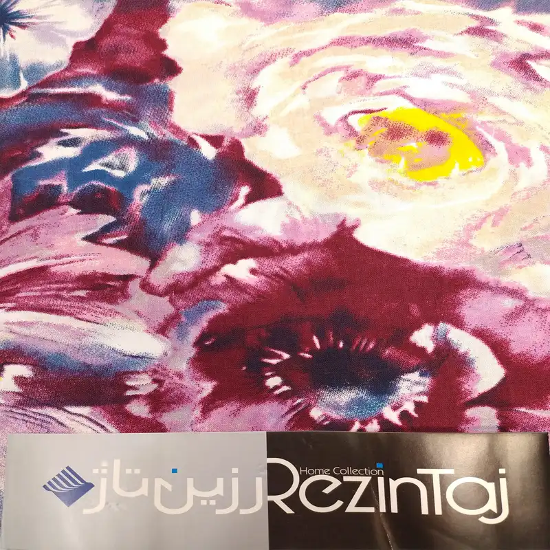 پارچه ملحفه رزین تاژ مدل گاردنیا