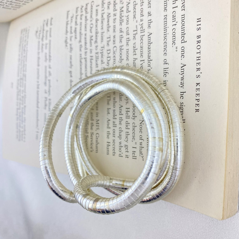 دستبند زنانه مدل مار کد B4409 دستبند زنانه مدل مار کد B4409