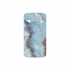 MAHOOT Blue Ocean Marble Cover Sticker for Google Nexus 4