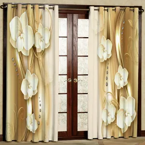 پرده مدل گلدار مخمل پانچی کد 1952 سایز 200x140 سانتی متر