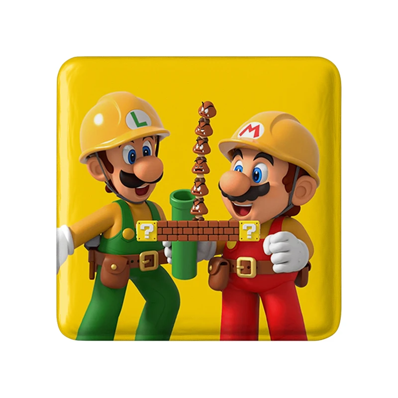 مگنت خندالو طرح سوپر ماریو مدل مربعی کد 30428