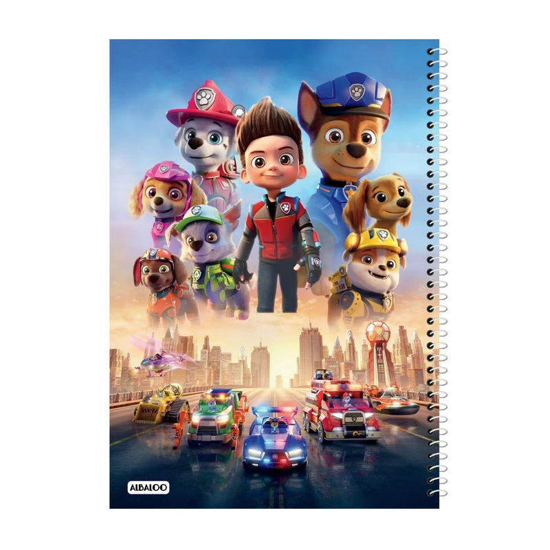 دفتر نقاشی 50 برگ آلبالو طرح انیمیشن سگ های نگهبان کد 2133