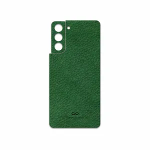MAHOOT Green-Leather Cover Sticker for Samsung Galaxy S21 5G