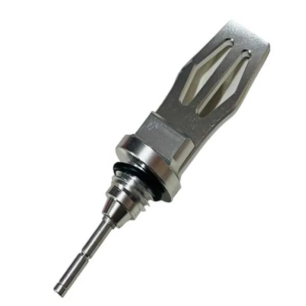 گیج روغن موتورسیکلت وارون مدل رنتال طرح سوزنی کد A-89-SLVR