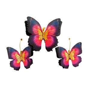 نیم ست طلا 18 عیار زنانه مدل  پروانه کادویی کد 244