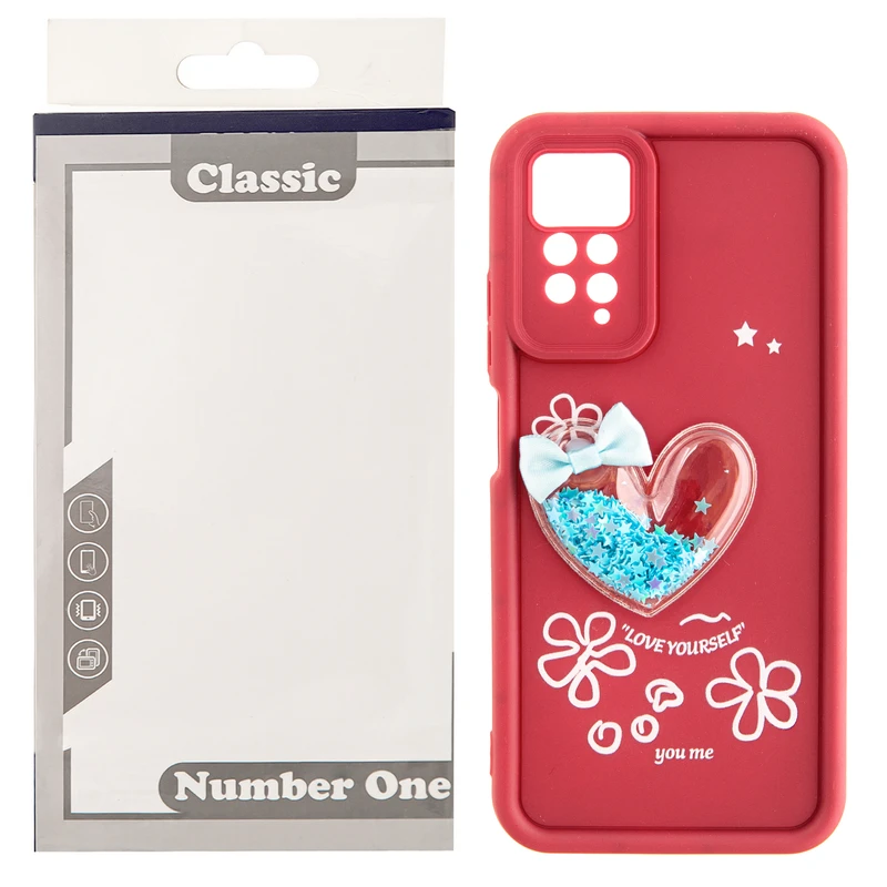 کاور کلاسیک طرح سولید قلبی مدل پُرستاره کد KHO.990 مناسب برای گوشی موبایل شیائومی REDMI Note 12S / Note 11 4G / Note 11S
