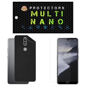 Multi Nano X-SFL Screen Protector For Nokia 2.4 with back skin