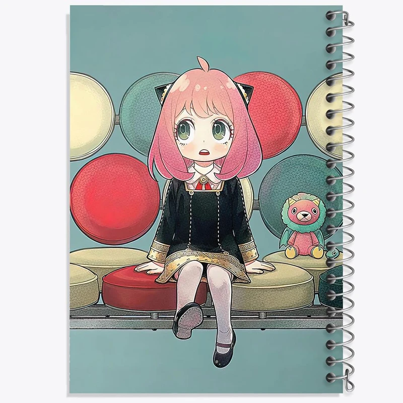 دفتر لیست خرید 50 برگ خندالو طرح خانواده فورجر انیمه اسپای ایکس فمیلی Spy x Family کد 15578