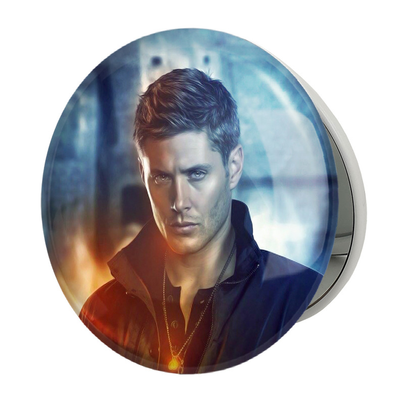 آینه جیبی خندالو طرح دین وینچستر سریال سوپرنچرال Supernatural مدل تاشو کد 24539 