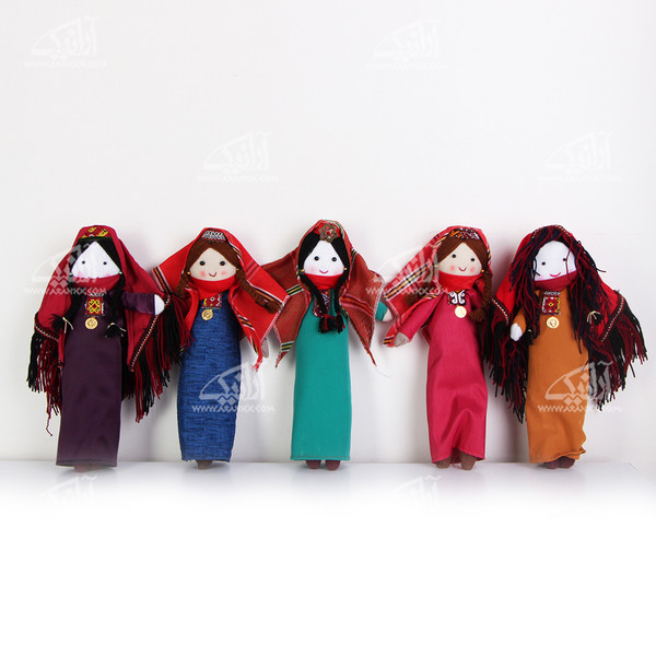 عروسک پارچه ای‏ دست دوز‏  ‏‏رنگ ‏سبز‏ طرح ‏دویدوق‏ مدل 1606800012