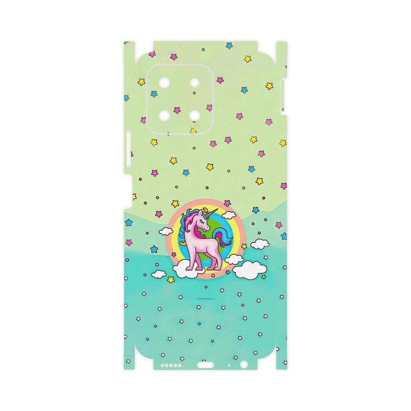 برچسب پوششی ماهوت مدل Rainbow unicorn adventure-FullSkin مناسب برای گوشی موبایل آنر X6