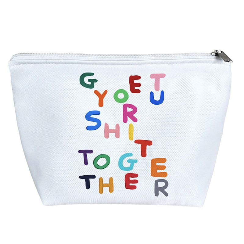 کیف لوازم آرایش دخترانه خندالو مدل Get Your Shit To Gether کد 8184