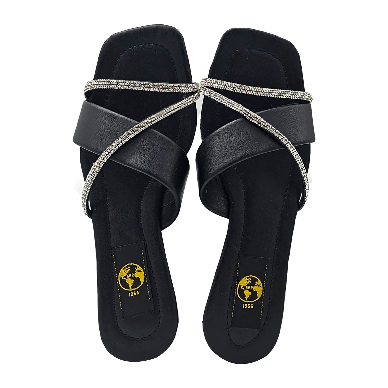 صندل زنانه سیی 1966 مدل شاین نگین دار کد 2094 -  - 6