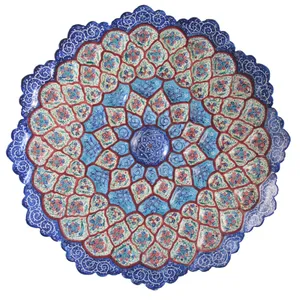 بشقاب میناکاری مدل B2525