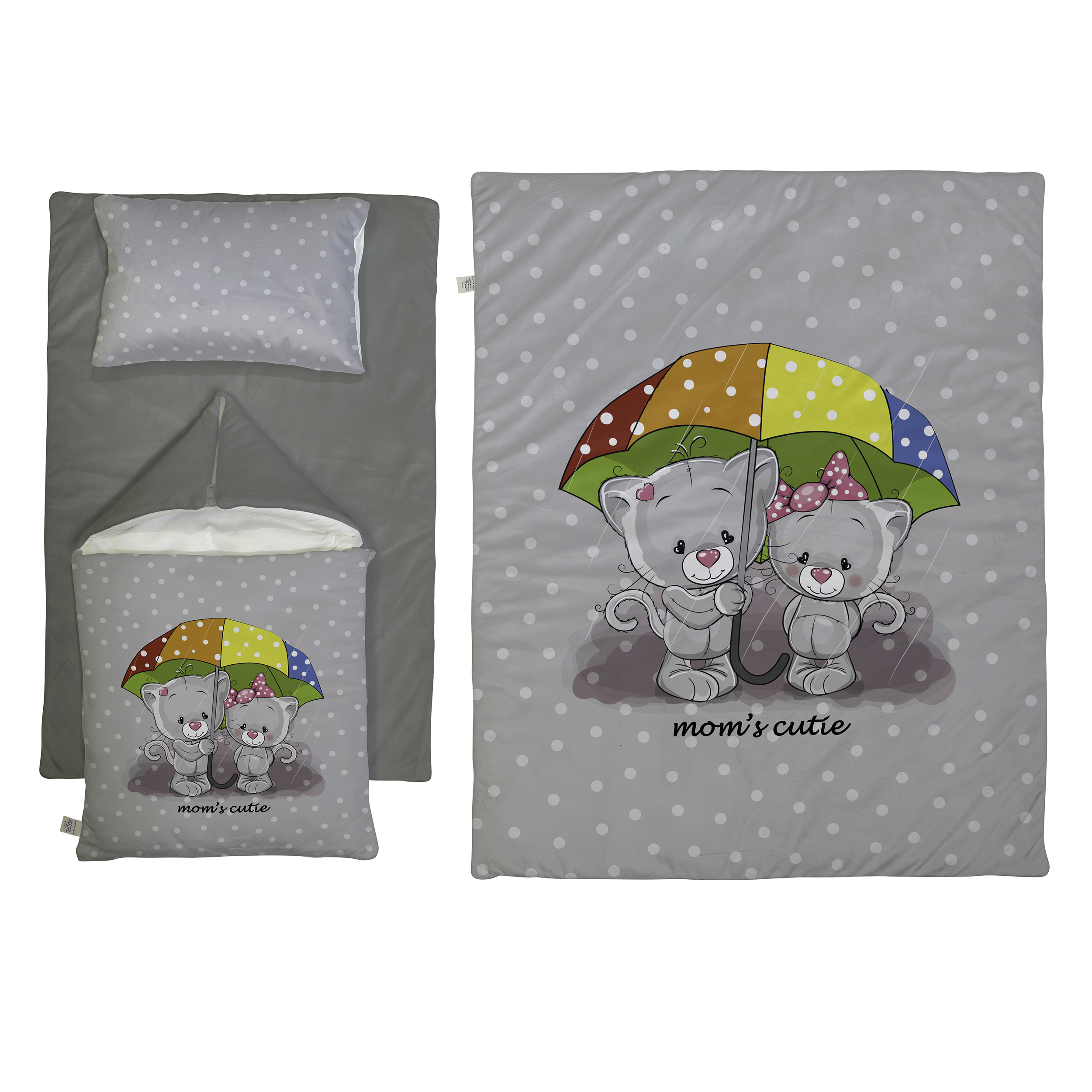 سرویس 4 تکه مامزکیوتی مدل  گربه SD--02