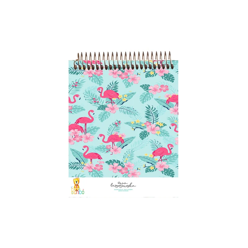دفتر نقاشی 50 برگ بانیبو مدل  فلامینگو کد 340