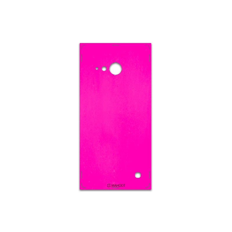 برچسب پوششی ماهوت مدل Phosphorus-Pink مناسب برای گوشی موبایل نوکیا Lumia 730
