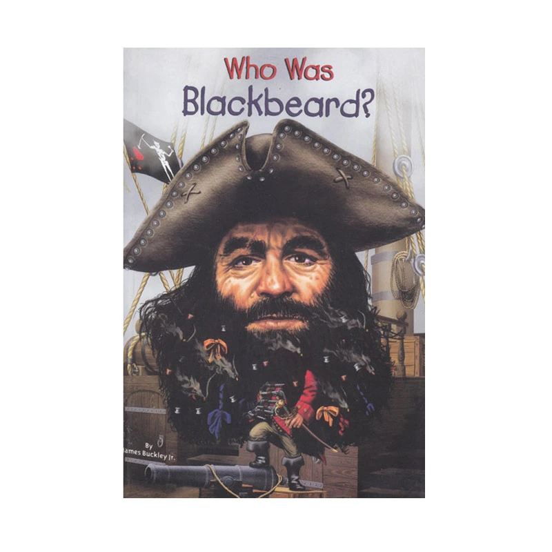 کتاب Who Was Blackbeard اثر James Buckley and Jr.Who HQ انتشارات الوندپویان