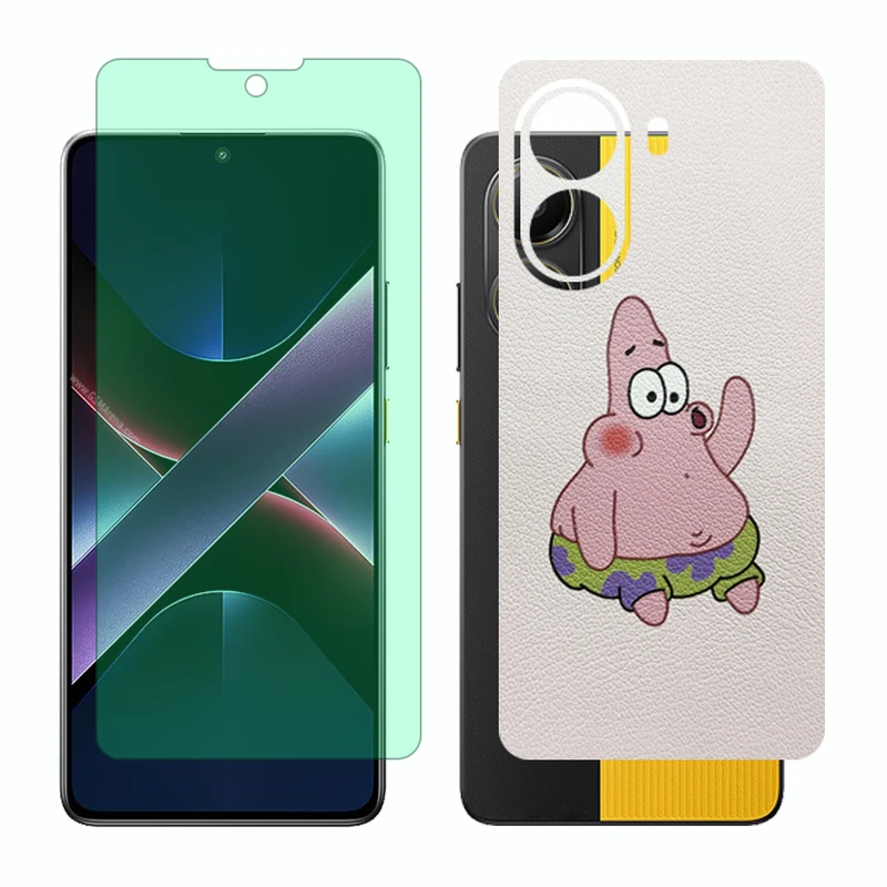 محافظ صفحه نمایش گرین لایت گلس مدل Together مناسب برای گوشی موبایل شیائومی Poco X7 Pro به همراه برچسب پوششی