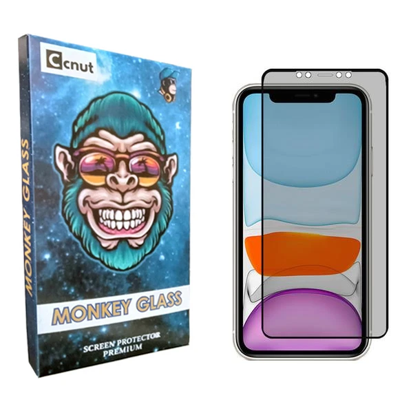 محافظ صفحه نمایش حریم شخصی کوکونات مدل monku مناسب برای گوشی موبایل اپل iPhone 11