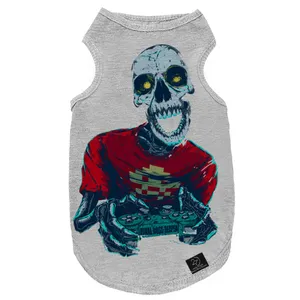 لباس سگ و گربه 27 طرح Gamer Skull کد MH499 سایز XL