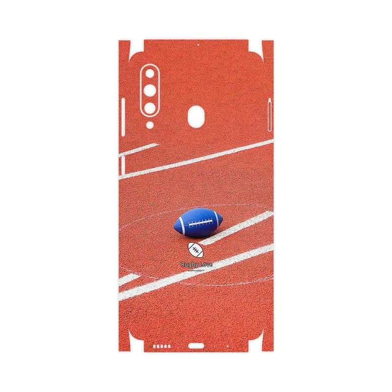 برچسب پوششی ماهوت مدل Rugby football-FullSkin مناسب برای گوشی موبایل سامسونگ Galaxy A60
