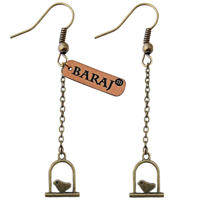 گوشواره زنانه باراج من مدل مرغ آمین کد G-MJ011 گوشواره زنانه باراج من مدل مرغ آمین کد G-MJ011