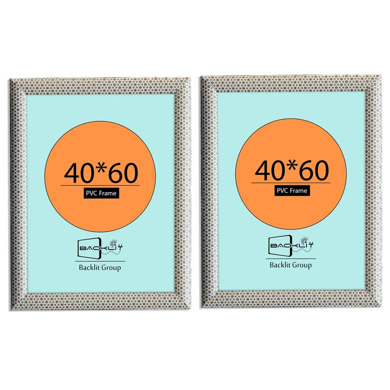 قاب عکس بکلیت مدل خاتم A2-40x60 مجموعه دو عددی