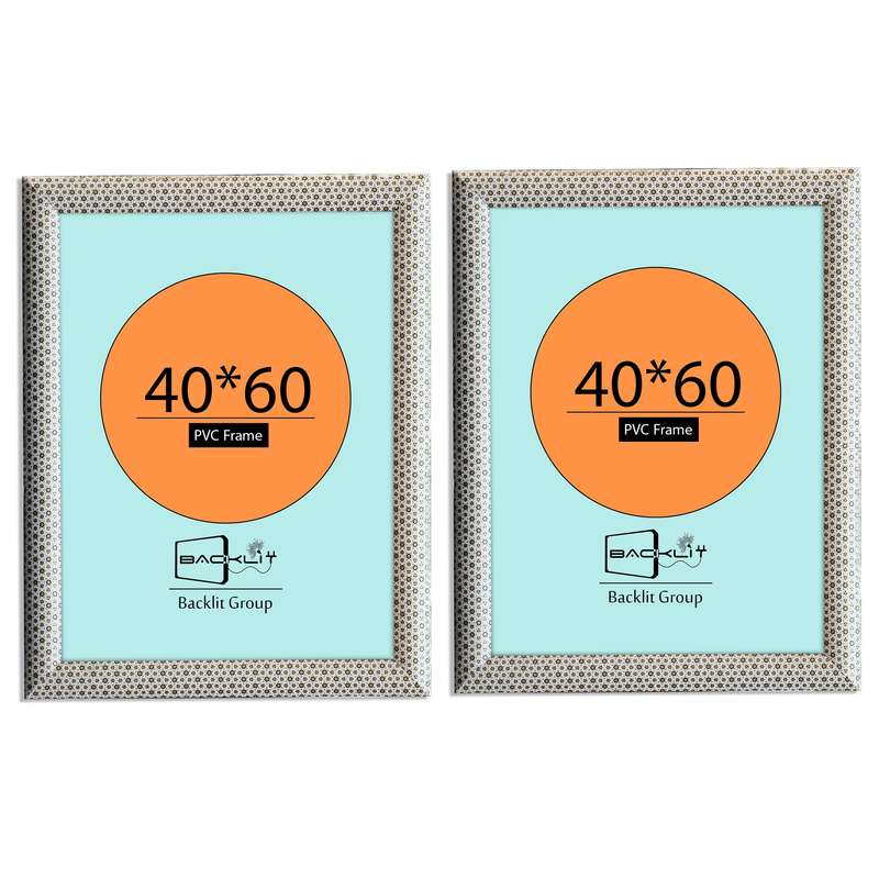 قاب عکس بکلیت مدل خاتم A2-40x60 مجموعه دو عددی