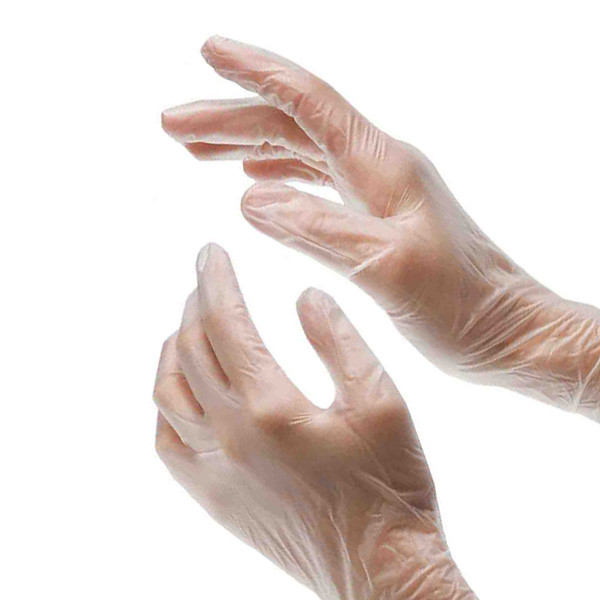 دستکش ونیل آلفاین مدل 01M سایز مدیوم بسته  100 عددی