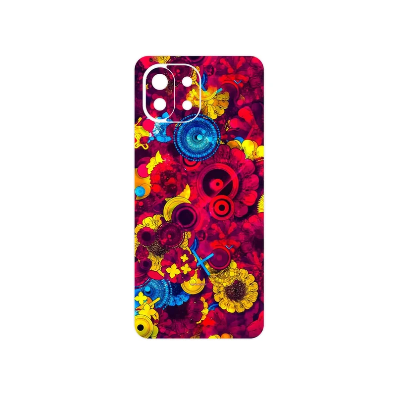 برچسب پوششی ماهوت مدل Vector Flower Garden Digital Art مناسب برای گوشی موبایل شیائومی 11 Lite 5G NE