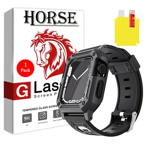 بند  هورس مدل ARM مناسب برای اپل واچ 44میلیمتری به همراه کاور و محافظ صفحه نمایش نانو