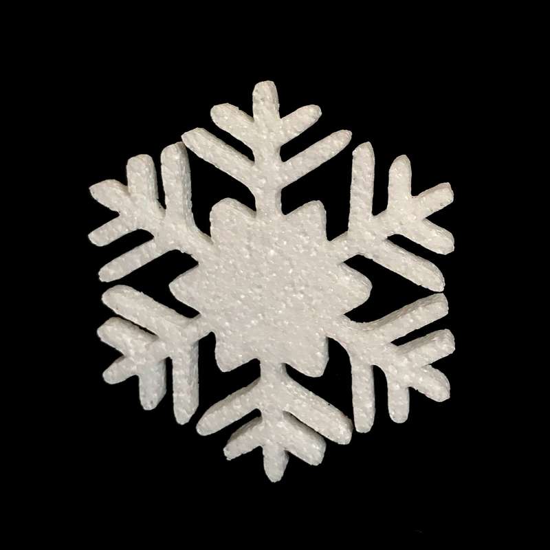 ماکت دکوری مدل دانه برف کد 02 بسته 50 عددی